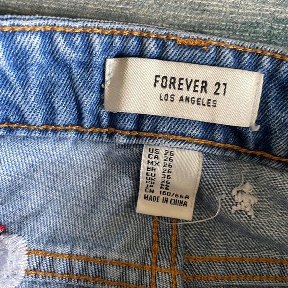 Forever 21 Boyfriend Jeans with Fun Embroidery - Picture 14 of 15